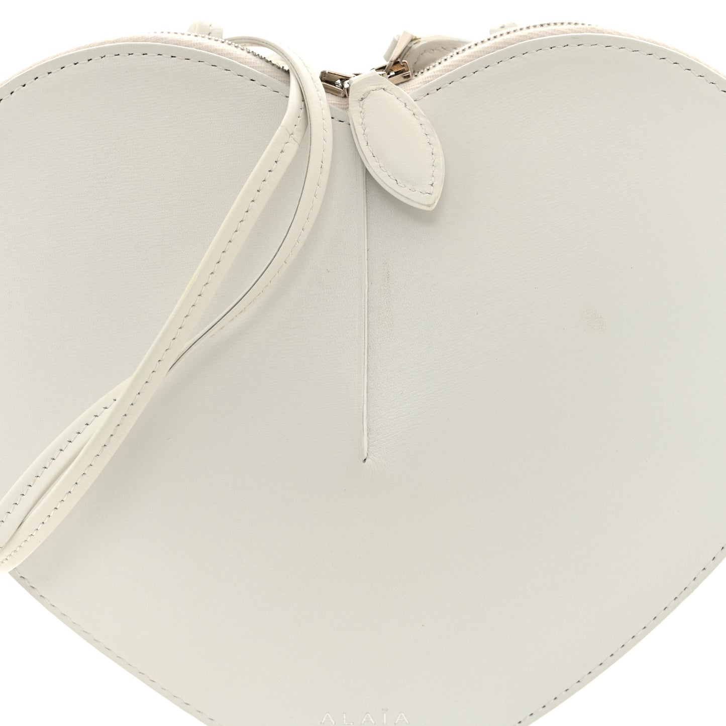 Calfskin Le Coeur Bag Optic White