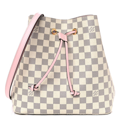 Louis Vuitton Damier Azur Neonoe MM Eau De Rose 1 of 10