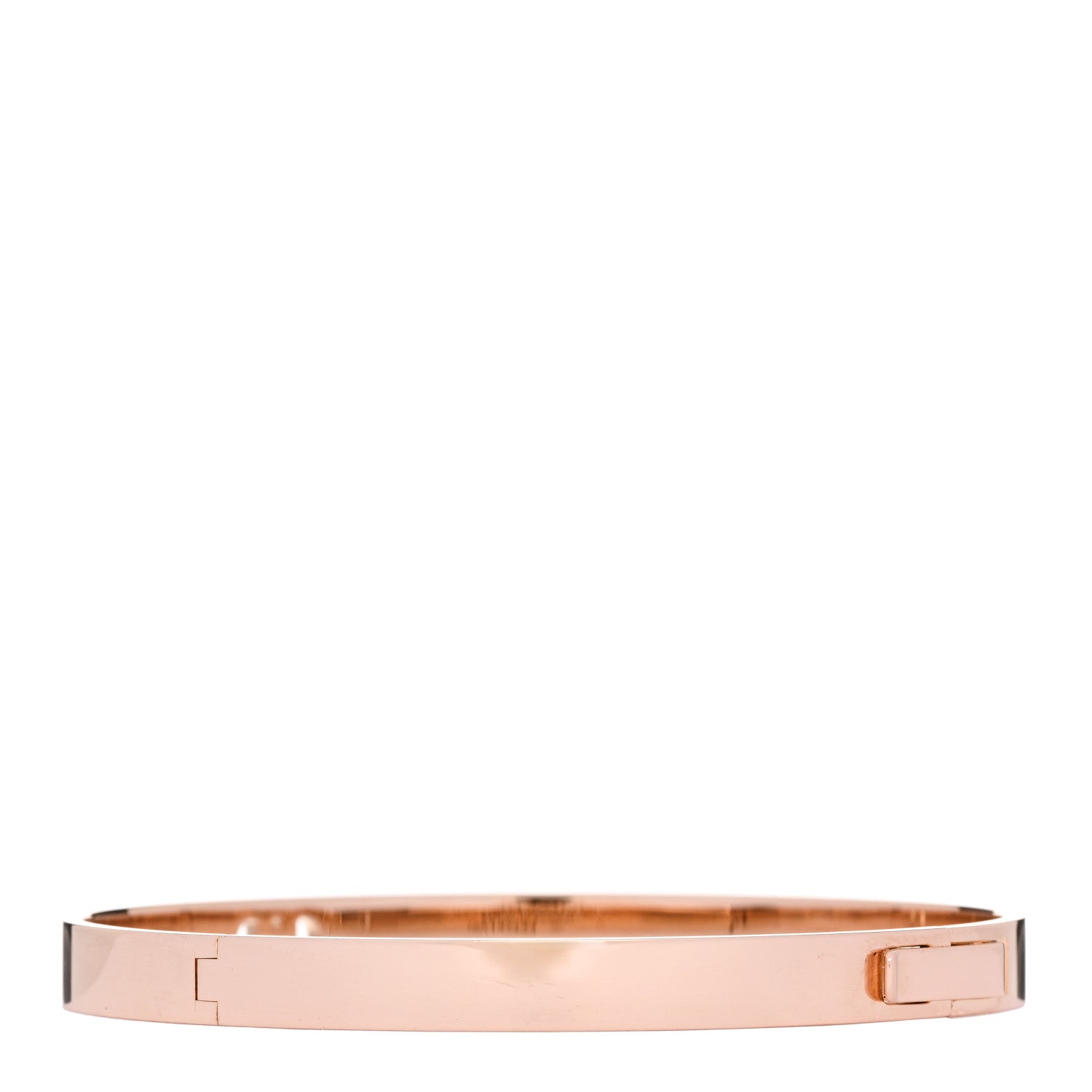 Hermes 18K Rose Gold Diamond PM H D'Ancre Bracelet ST 2 of 4