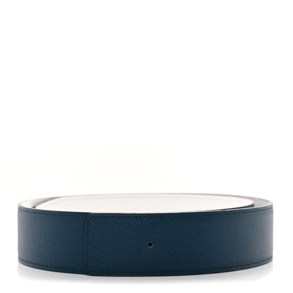 Hermes Epsom 42mm Belt Strap Colvert Blanc White 1 of 9