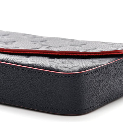 Louis Vuitton Empreinte Pochette Felicie Chain Wallet Marine Rouge 11 of 11