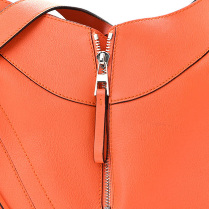 Loewe Grained Calfskin Small Hammock Shoulder Bag Apricot Orange 8 of 11
