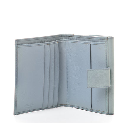 Prada Saffiano French Wallet Pervinca 6 of 11