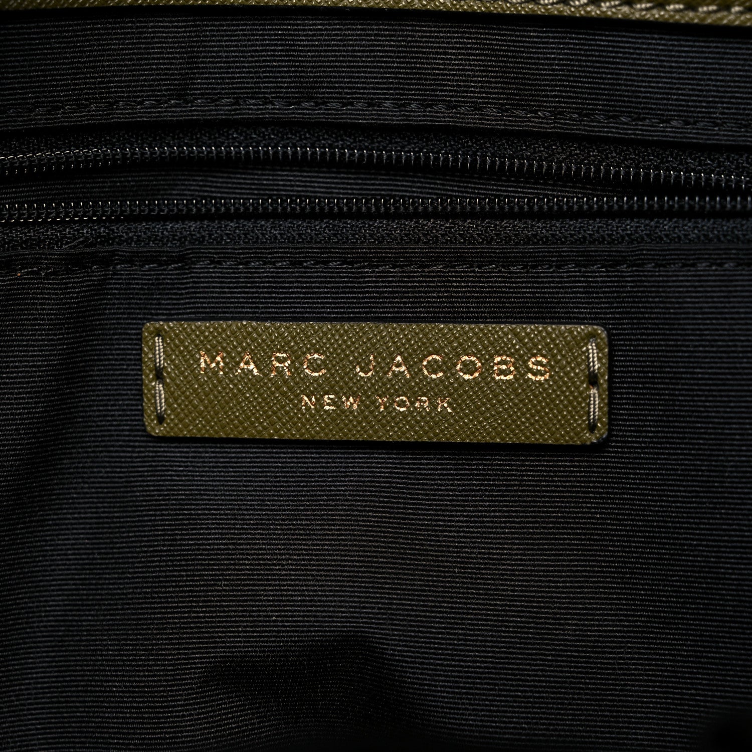 Marc Jacobs Calfskin Embossed Logo East West Shopper Tote Olive Geen 8 of 13