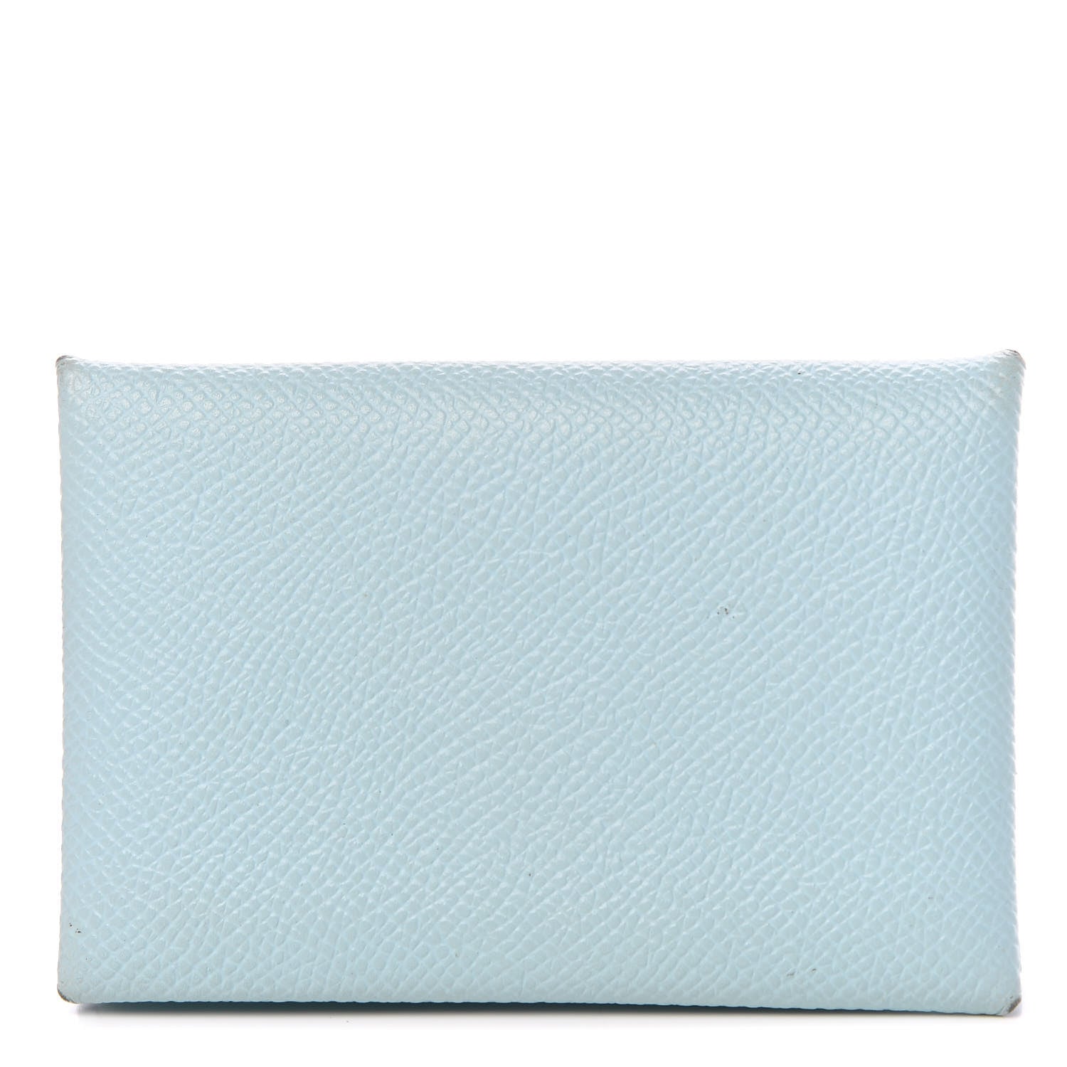 Hermes Epsom Calvi Card Case Bleu Zephyr 1 of 11