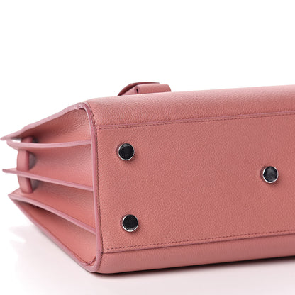 Saint Laurent Grained Calfskin Baby Sac De Jour Dark Rose 8 of 10