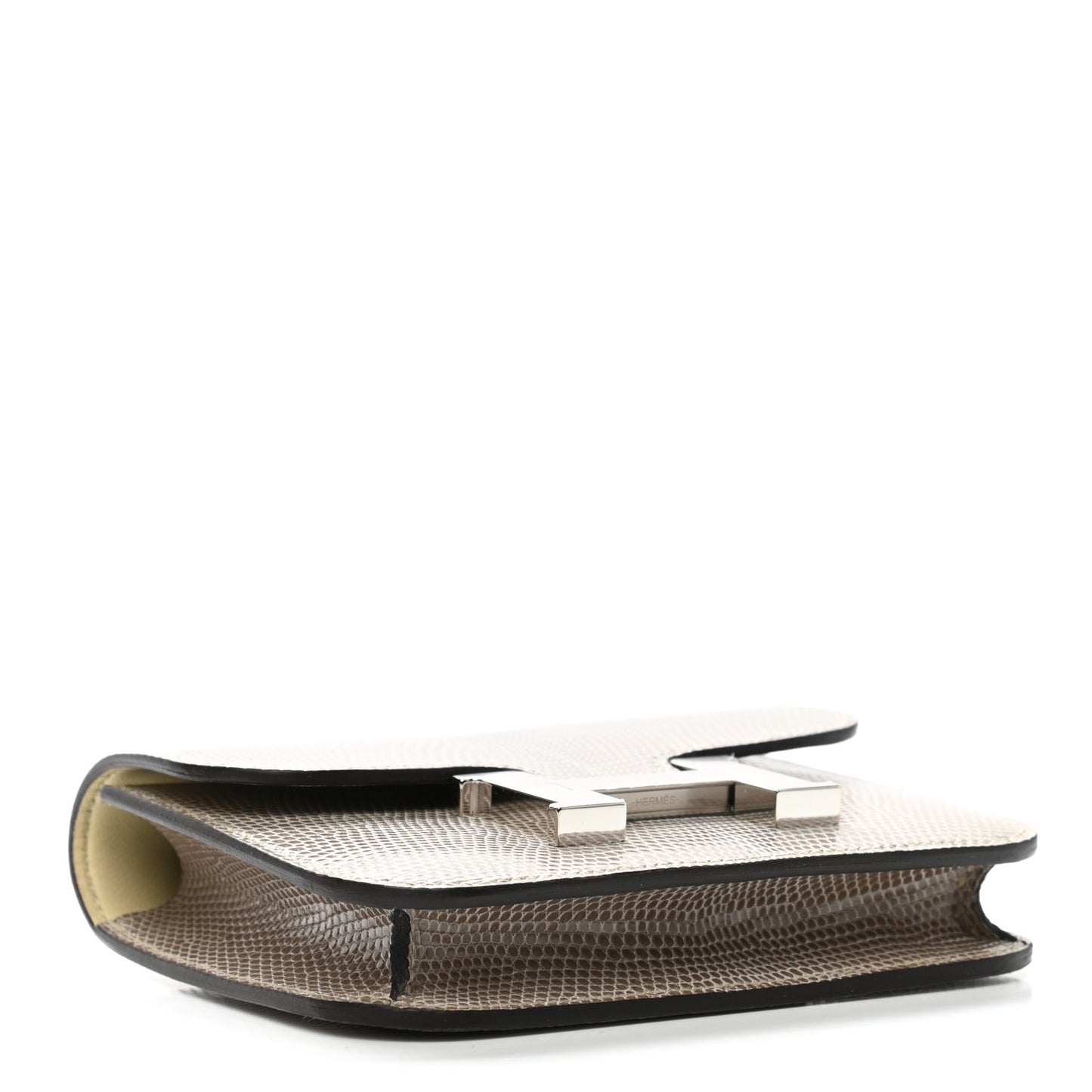 Lizard Constance Slim Wallet Ficelle
