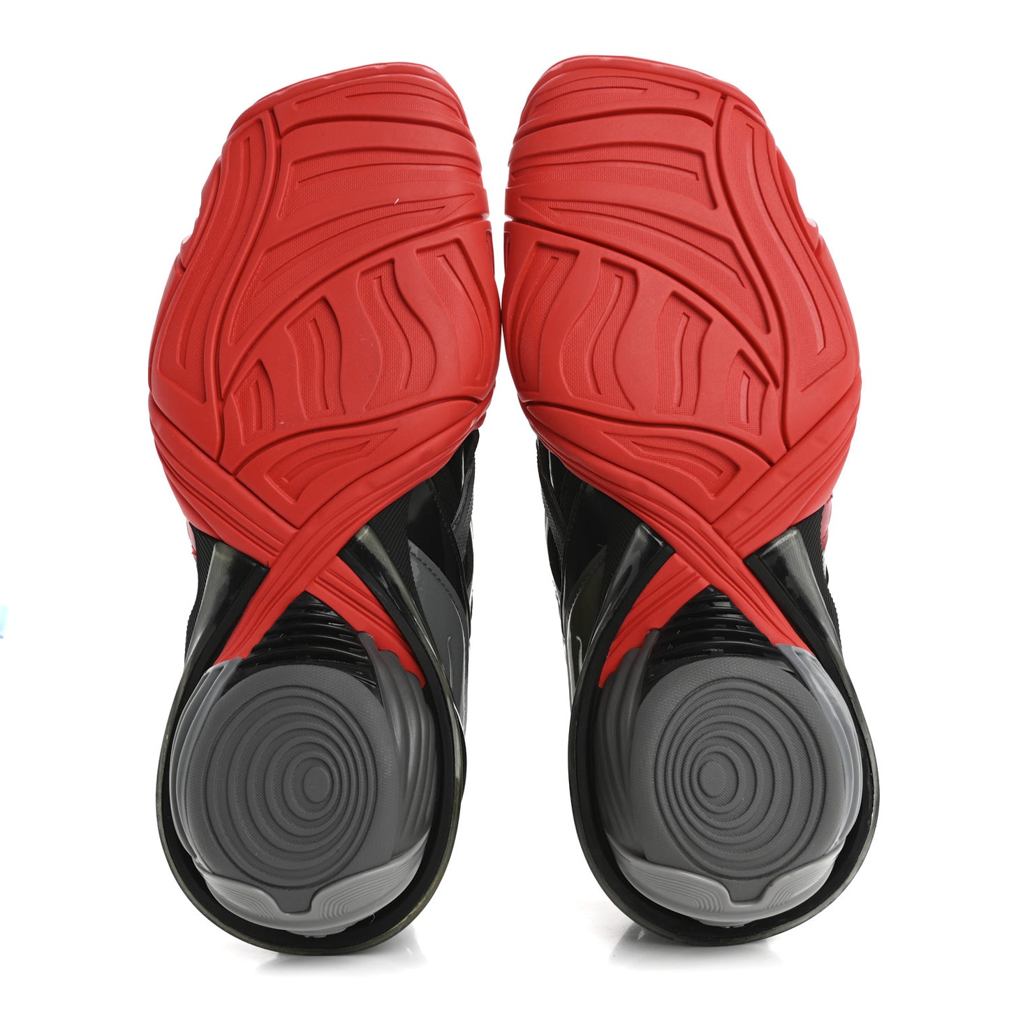 Rubber Mesh Womens Tyrex Sneakers 37 Black Red