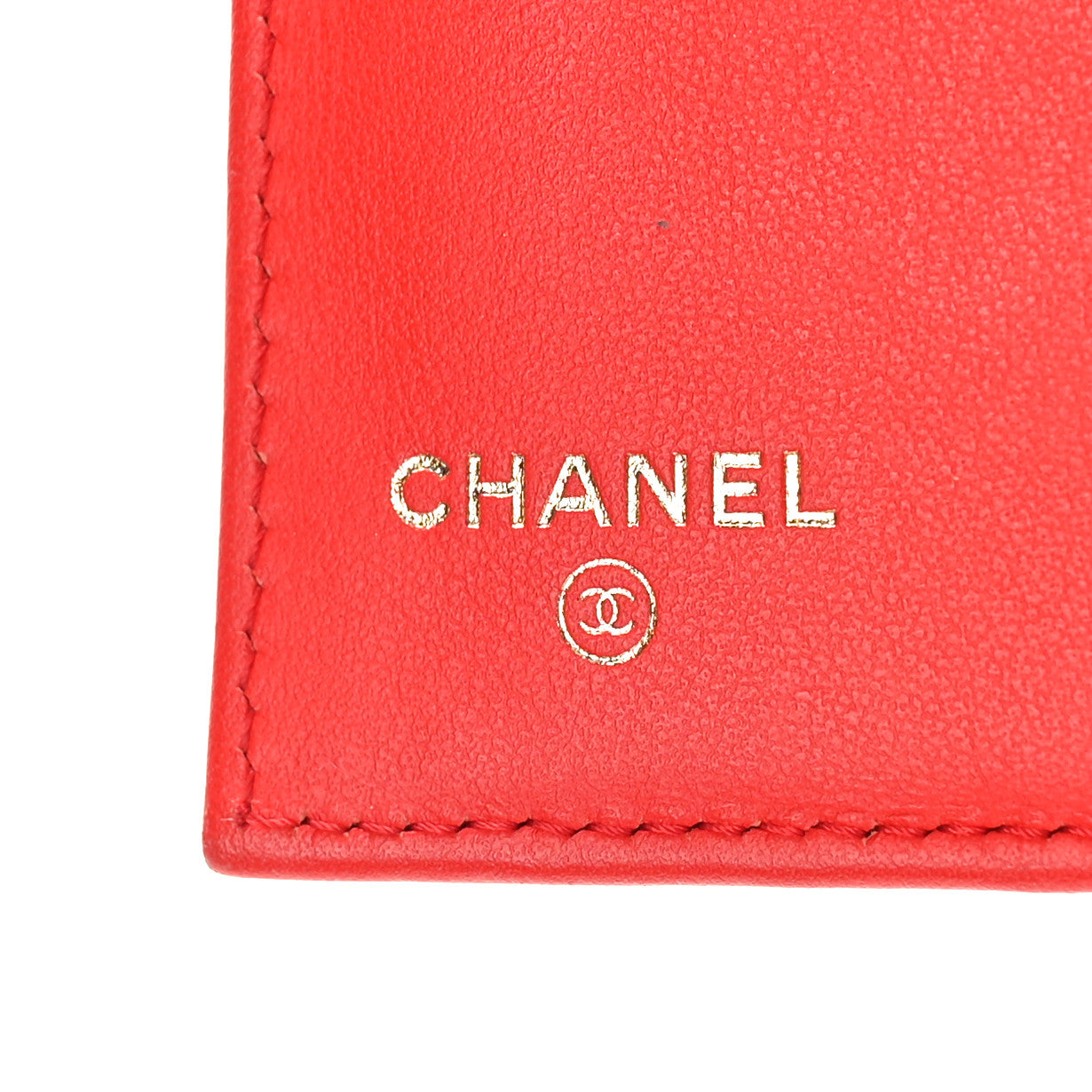 Caviar Quilted Medium Flap Wallet Red