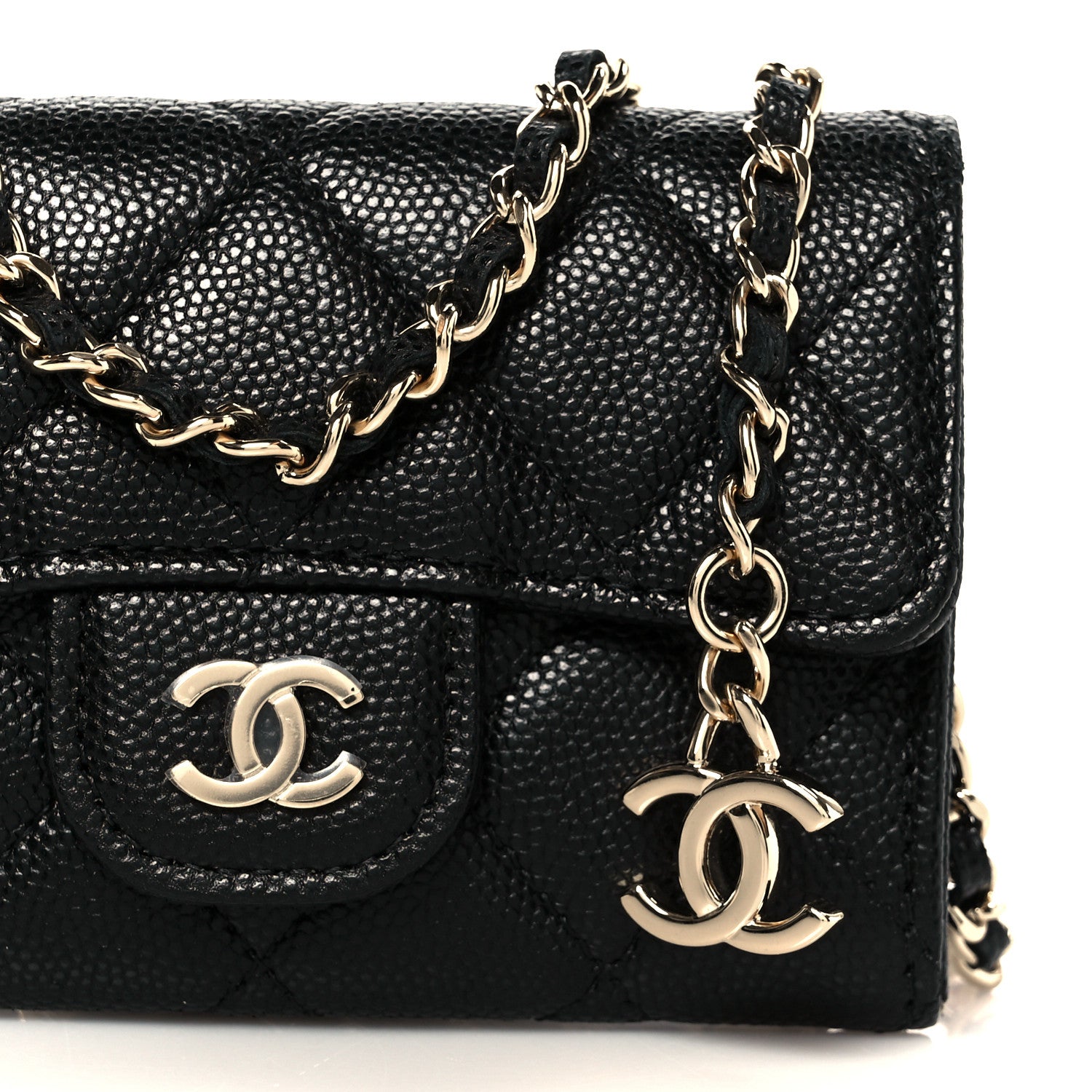 Chanel Caviar Quilted Belt Bag Black 9 of 12