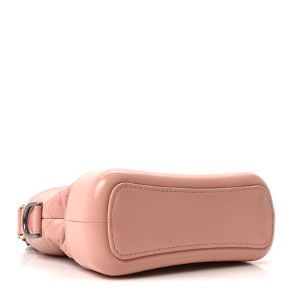 Chanel Aged Calfskin Quilted Small Gabrielle Hobo Pink 4 of 10