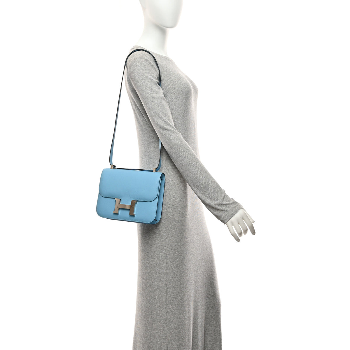 Hermes Epsom Constance 24 Bleu du Nord 2 of 12