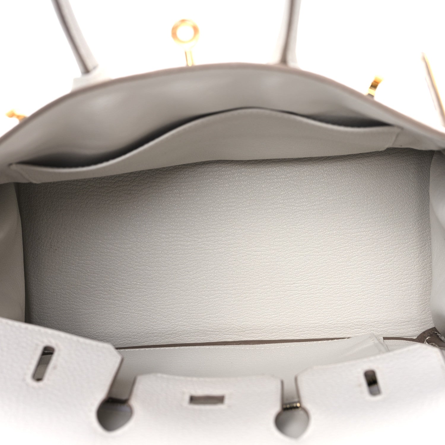 Hermes Togo Birkin 25 Gris Pale 5 of 11