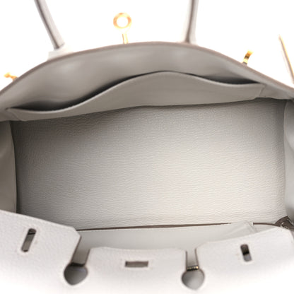 Hermes Togo Birkin 25 Gris Pale 5 of 11