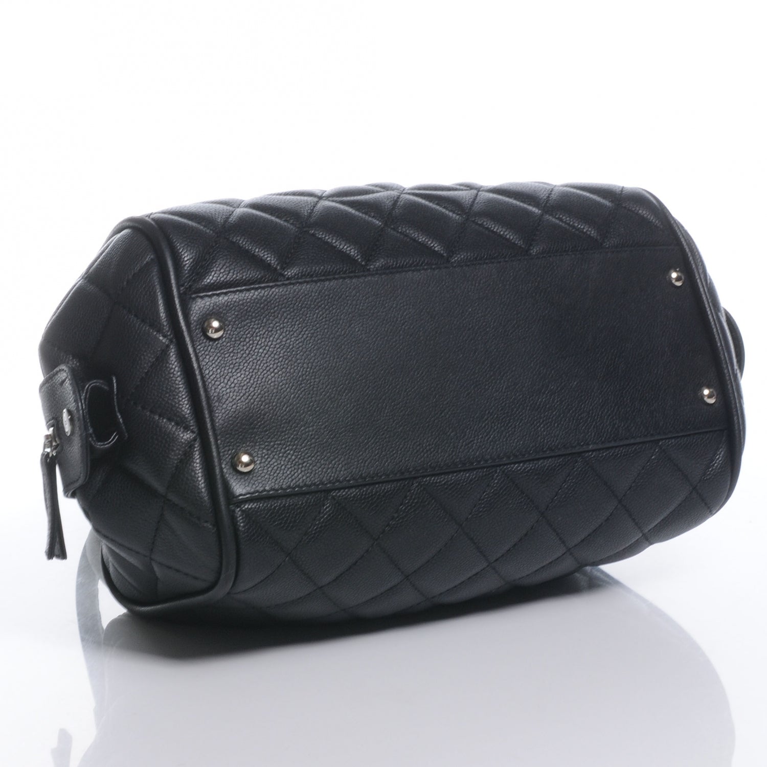 Chanel Caviar Quilted Timeless Bowler Black 4 of 8