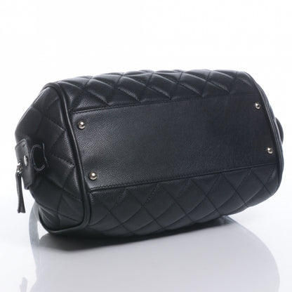 Chanel Caviar Quilted Timeless Bowler Black 4 of 8