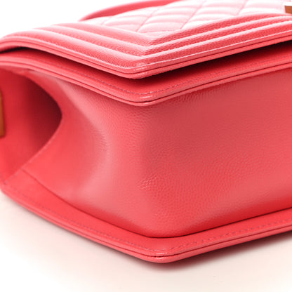 Chanel Caviar Quilted Medium Boy Flap Pink 5 of 10