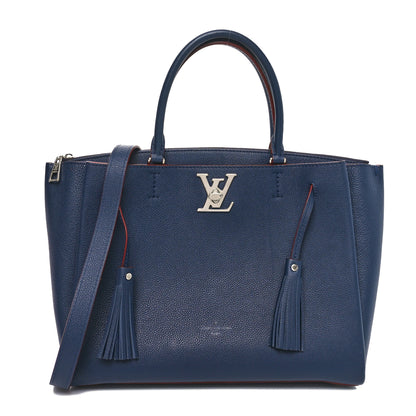 Louis Vuitton Calfskin Lockmeto Marine Rouge 1 of 9