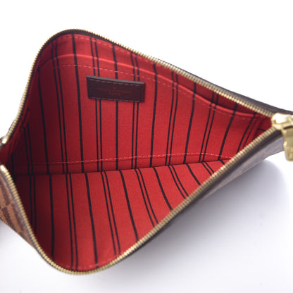 Louis Vuitton Damier Ebene Neverfull MM GM Pochette 5 of 9