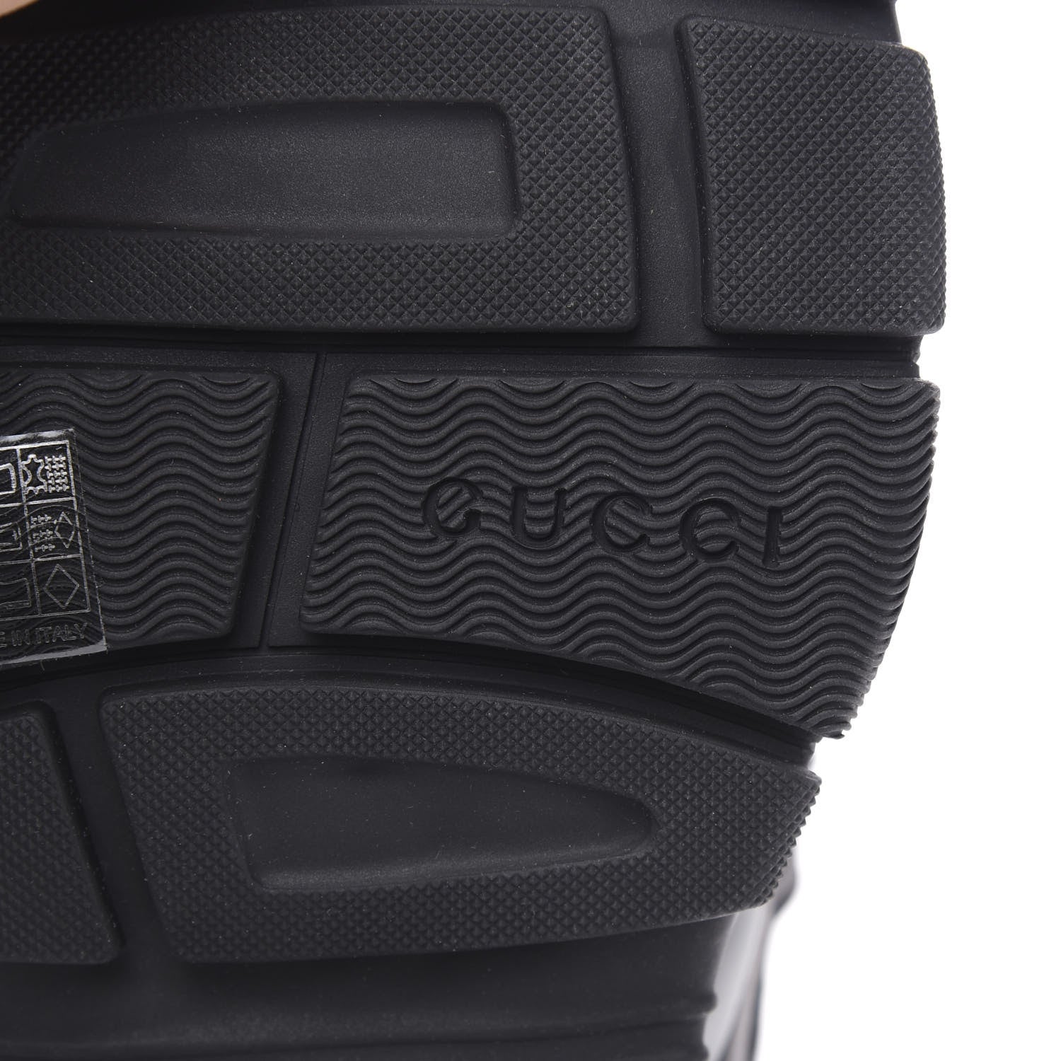 Gucci X SEGA Nappa Mesh Mens Aguru Sandals 9.5 Loess Black 7 of 8