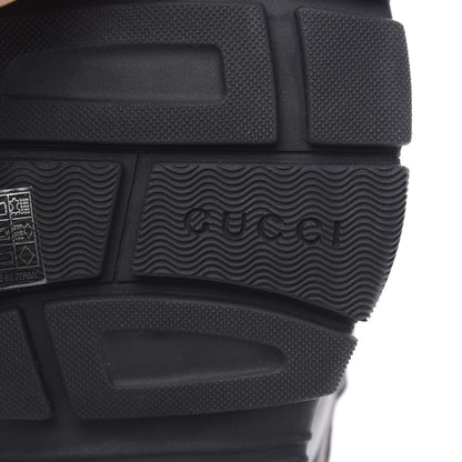 Gucci X SEGA Nappa Mesh Mens Aguru Sandals 9.5 Loess Black 7 of 8