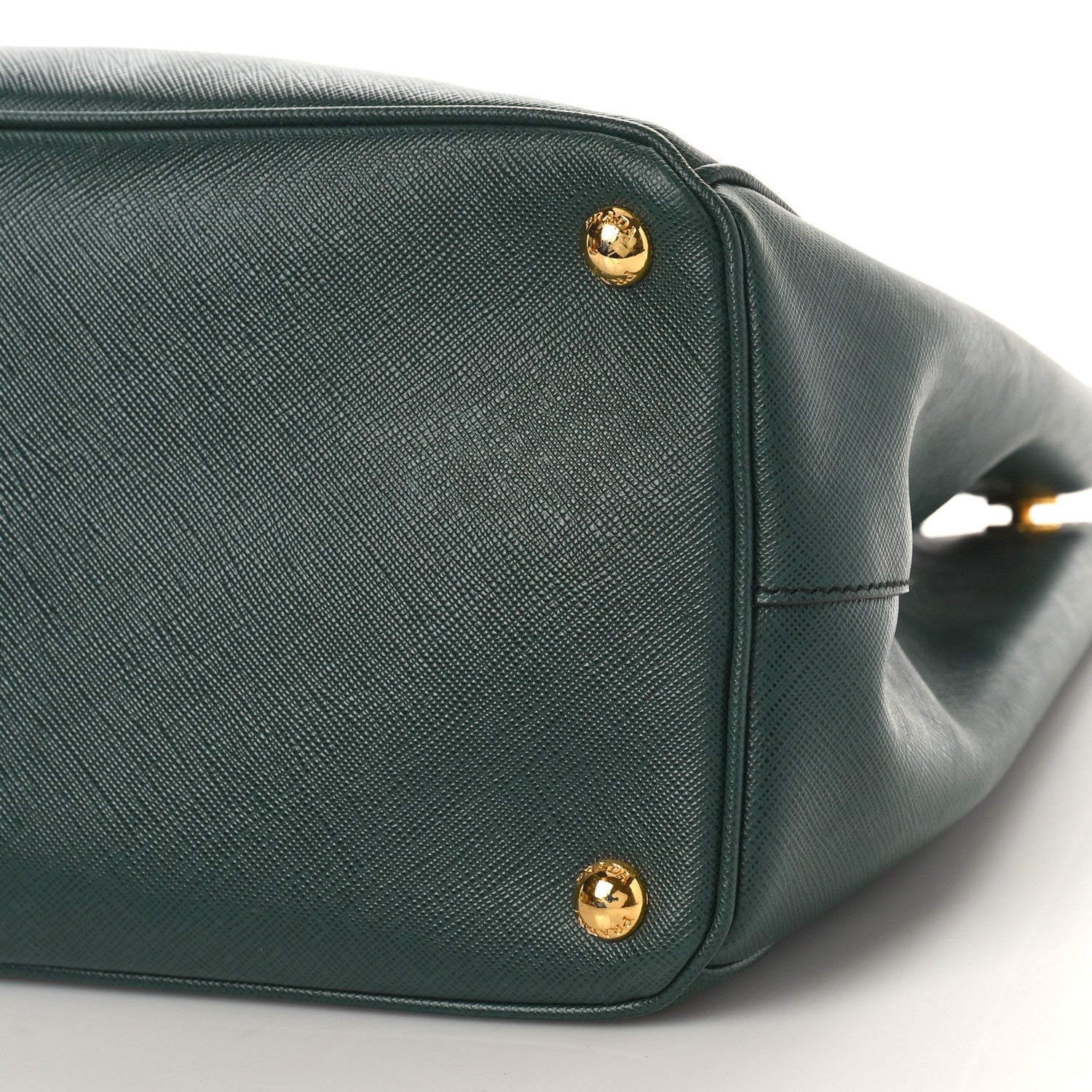 Prada Saffiano Large Galleria Double Zip Tote Smeraldo 8 of 8