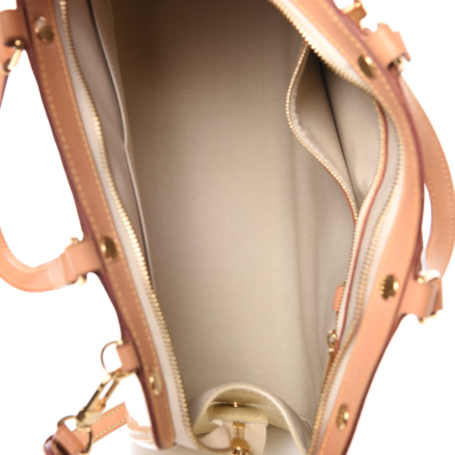 Louis Vuitton Vernis Brea MM Blanc Corail 6 of 11