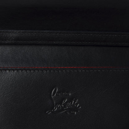 Christian Louboutin Calfskin Macaron Spiked Flap Wallet Black 8 of 9