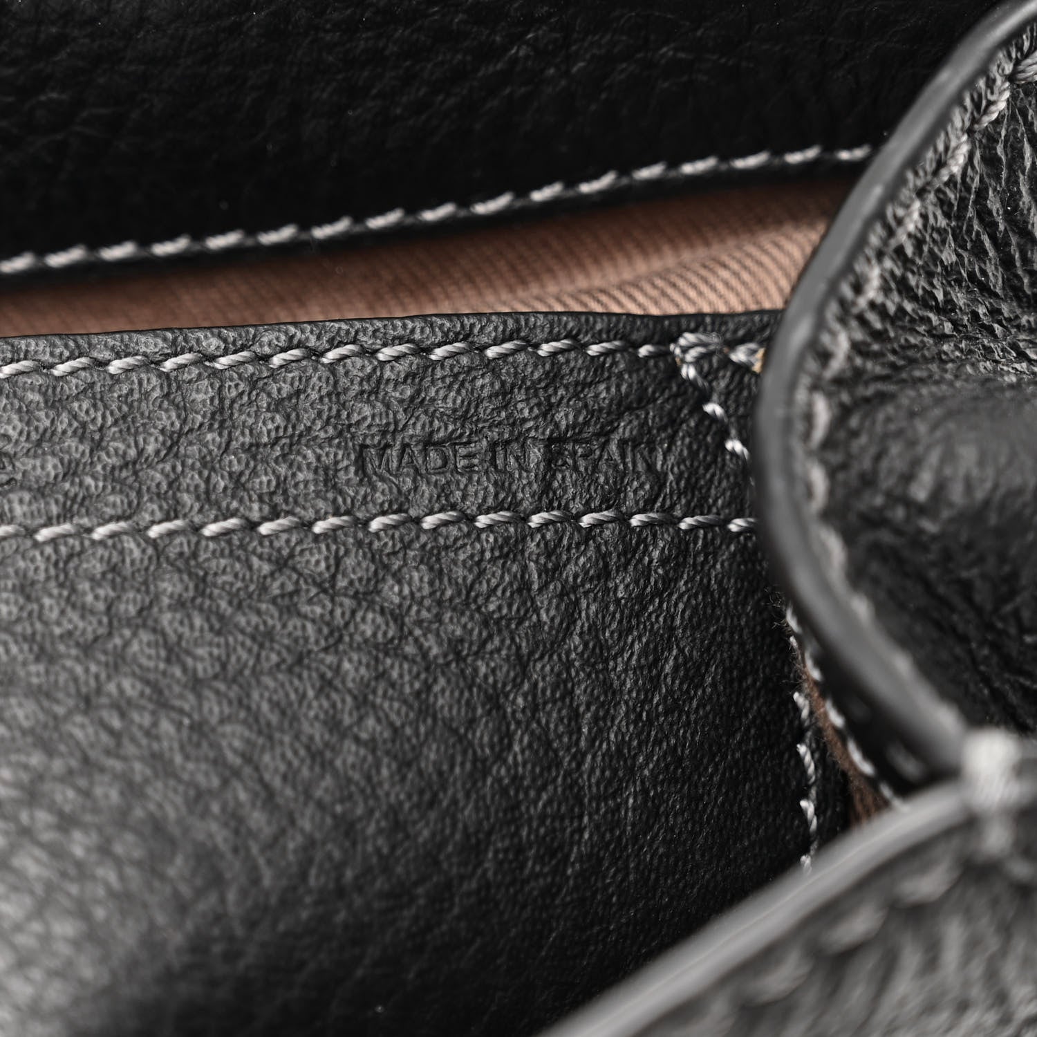 Chloe Grained Calfskin Small Marcie Saddle Bag Black 7 of 11