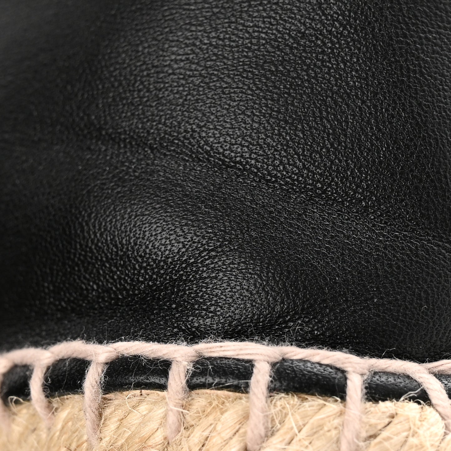 Lambskin CC Espadrilles 37 Black