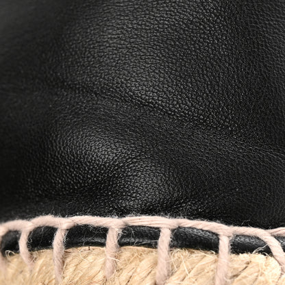 Chanel Lambskin CC Espadrilles 37 Black 14 of 16