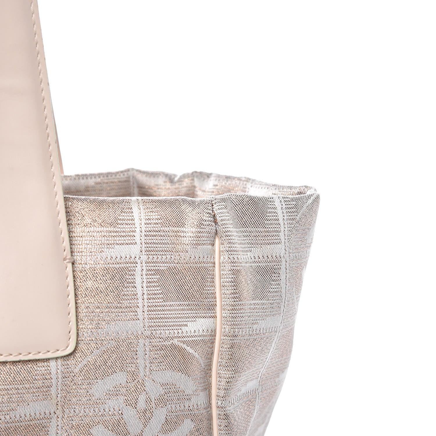 Chanel Metallic Nylon Small Travel Tote Pink 13 of 16