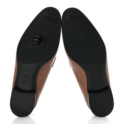 Hermes Goatskin Womens Paris Loafers  37.5 Gold 7 of 14