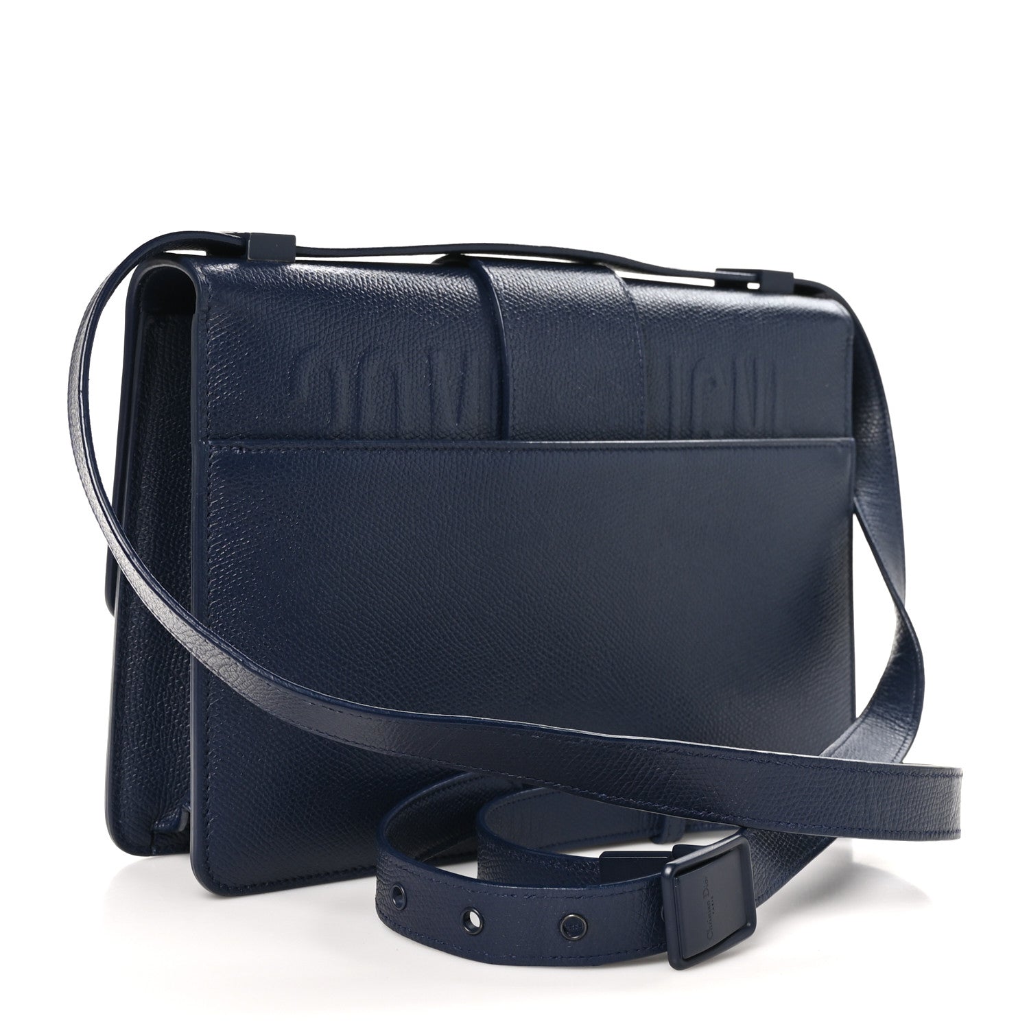 Christian Dior Ultra Matte Grained Calfskin 30 Montaigne Flap Bag Navy 3 of 11
