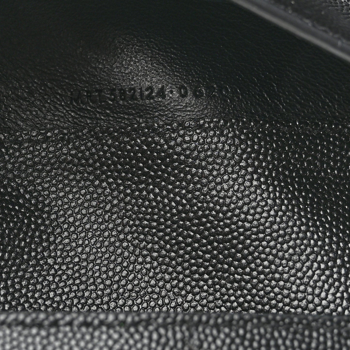 Grain De Poudre Monogram Uptown Wallet Black