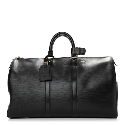 Louis Vuitton Epi Keepall 45 Black 1 of 18