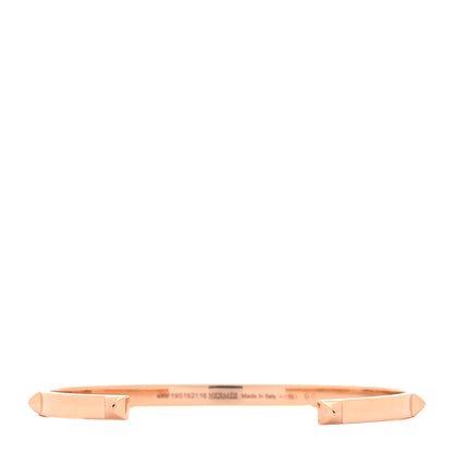 Hermes 18K Rose Gold Mini Clous Bracelet SH 3 of 4
