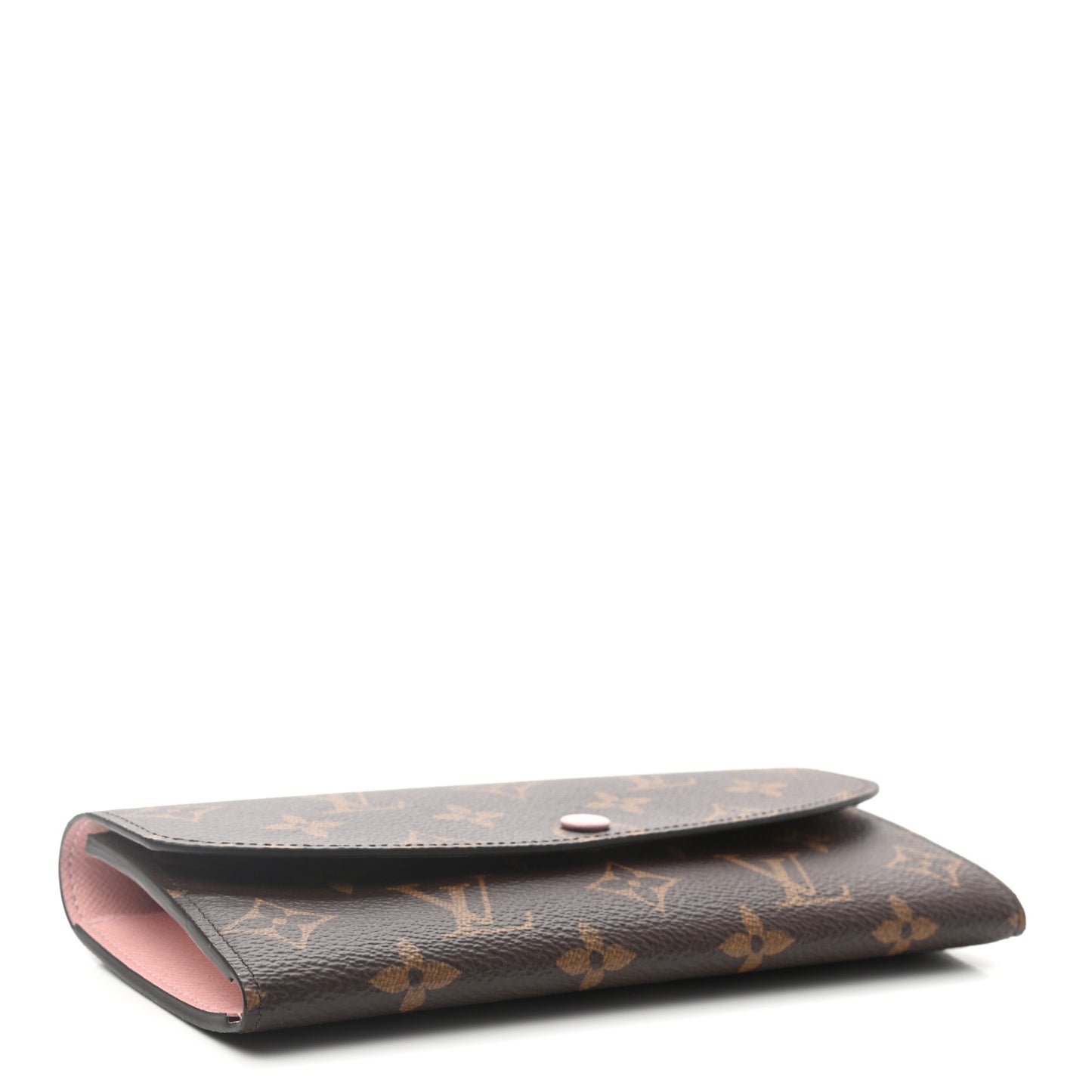Monogram Emilie Wallet Rose Ballerine