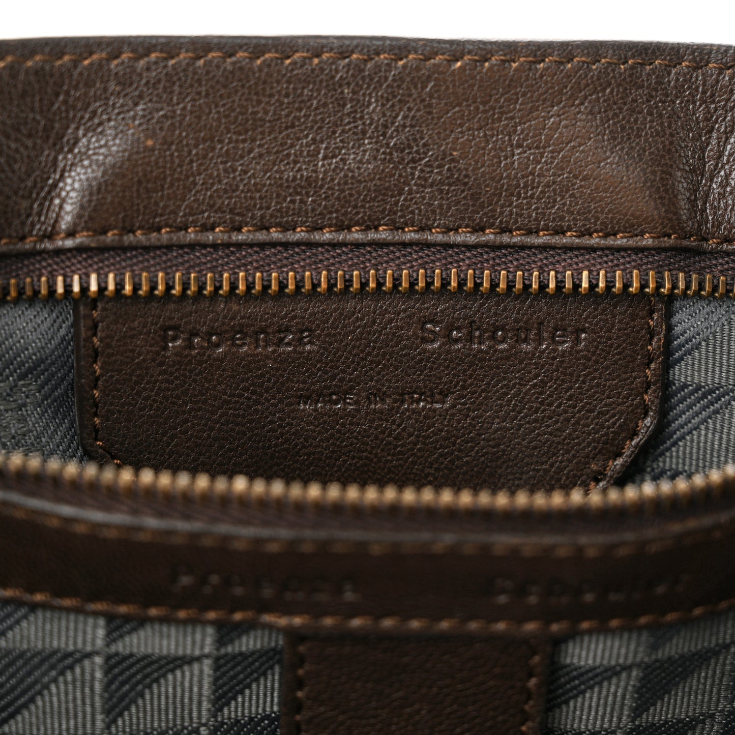 Lambskin Medium PS1 Satchel Dark Chocolate