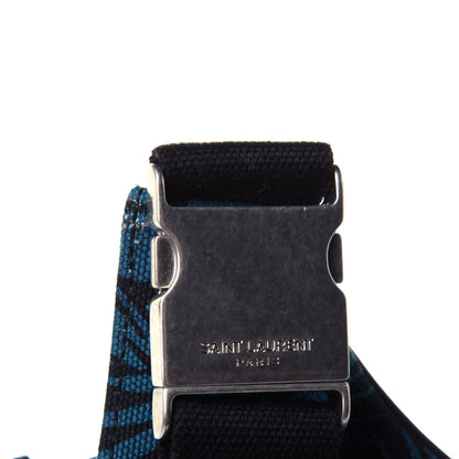 Saint Laurent Canvas Classic Marsupio Belt Bag Teal Black 4 of 4