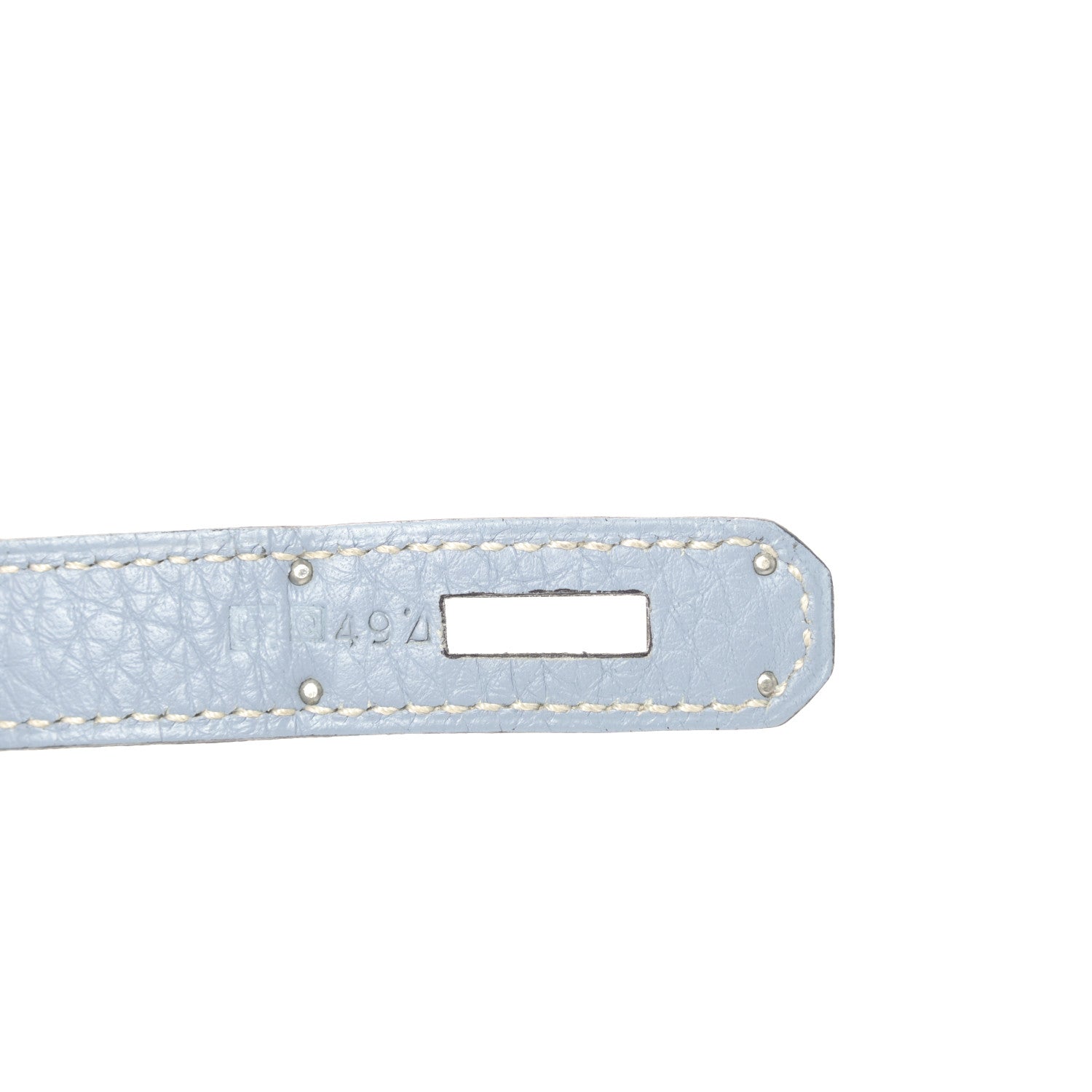 Hermes Taurillon Clemence Jypsiere 28 Bleu Lin 8 of 8