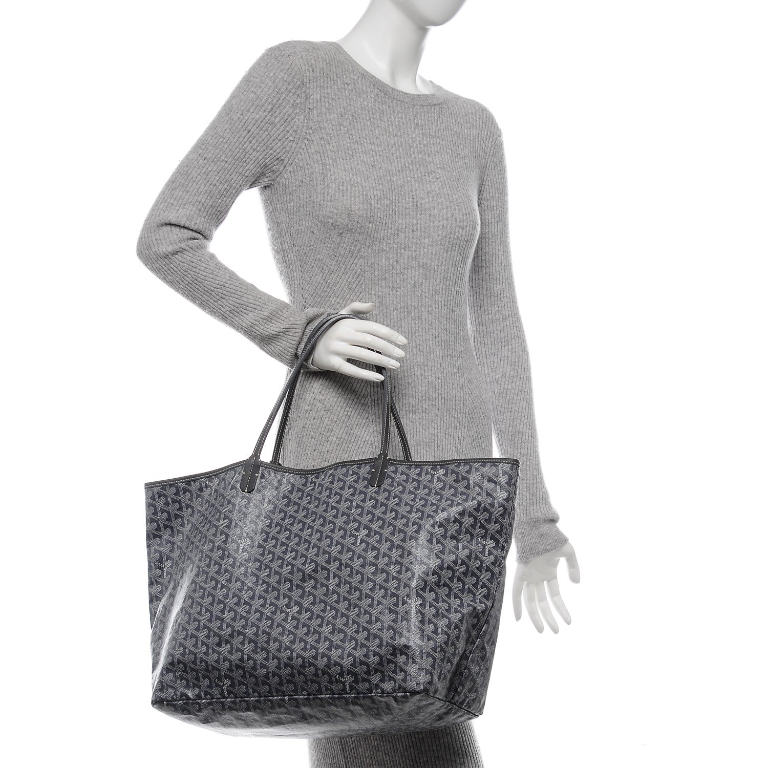 Goyard Goyardine Saint Louis GM Grey 2 of 6