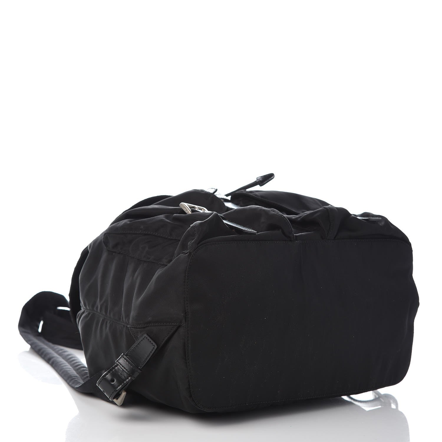 Prada Nylon Vela Medium Backpack Black 4 of 10