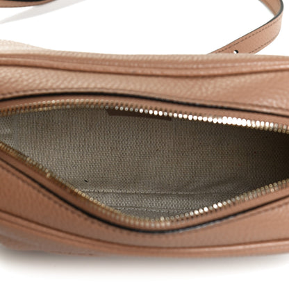 Gucci Pebbled Calfskin Small Soho Disco Bag Camelia 7 of 21
