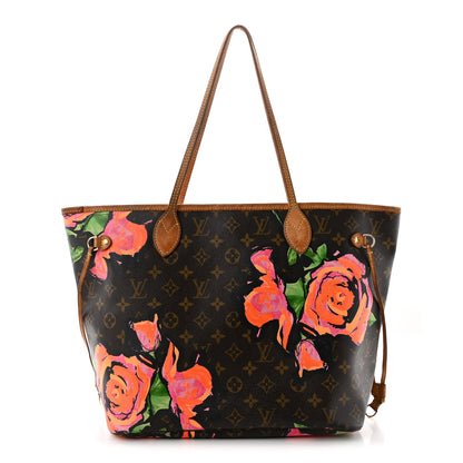 Louis Vuitton Monogram Roses Neverfull MM 1 of 11