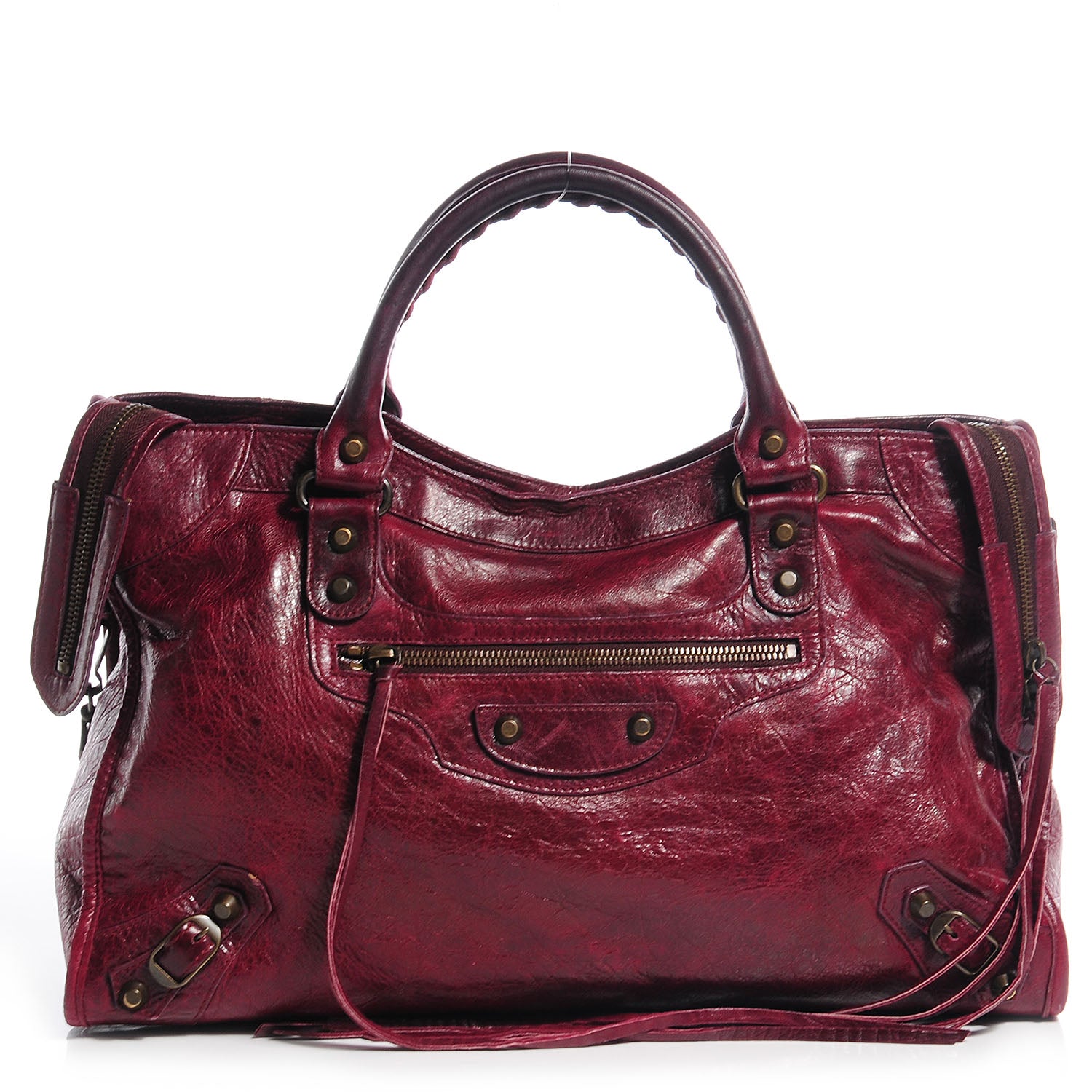 Balenciaga Chevre City Bordeaux 1 of 12