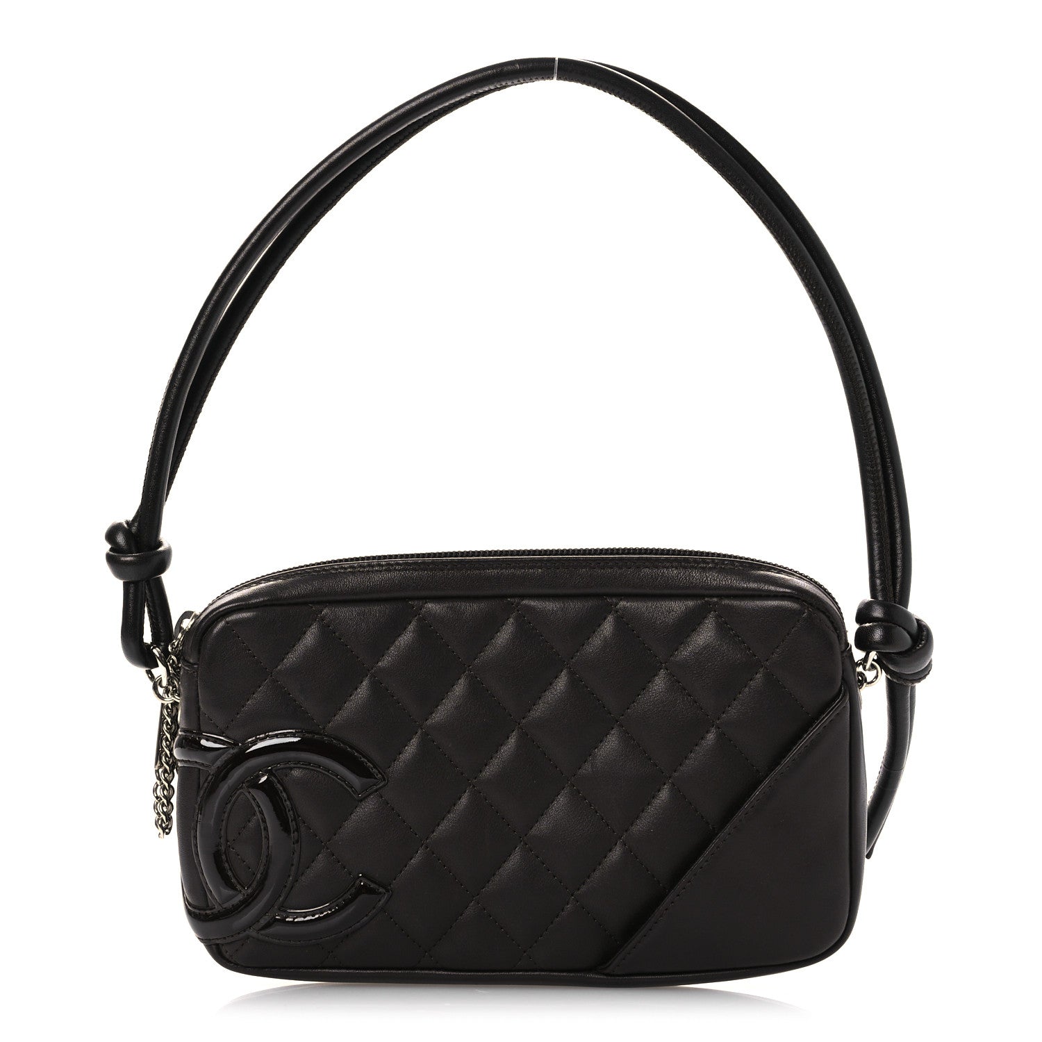 Chanel Calfskin Quilted Cambon Pochette Brown 1 of 12