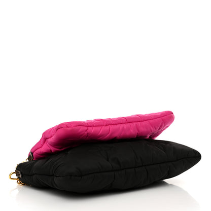 Louis Vuitton Econyl Monogram Pillow Maxi Multi Pochette Accessories Black Fuchsia 4 of 11