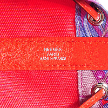 Hermes Silk Swift Flamingo Party Soie Cool Small Capucine 7 of 8