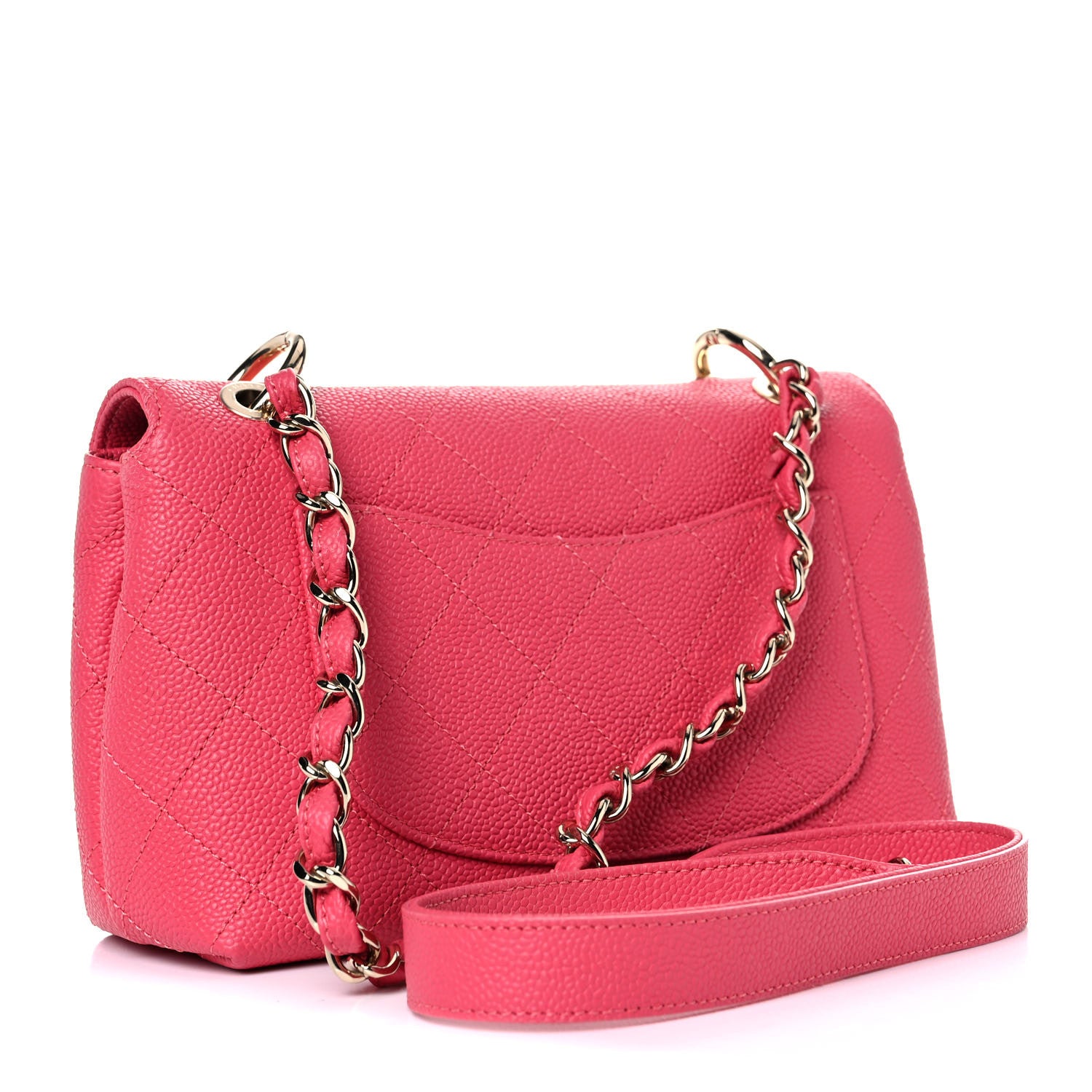 Chanel Caviar Quilted Small City Walk Flap Pink 3 of 13